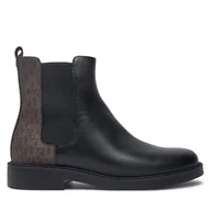 Botki damskie - Sztyblety MICHAEL Michael Kors Hazel Chelsea Bootie 40F4HZMEFL Czarny - miniaturka - grafika 1