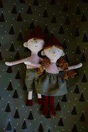 Maskotki i pluszaki - Przytulanka skrzat świąteczny dziewczynka - miniaturka - grafika 1