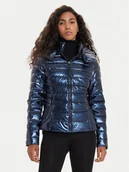 Kurtki damskie - Morgan Kurtka zimowa 242-GELOLA Niebieski Regular Fit - miniaturka - grafika 1