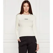 Bluzki damskie - Guess Jeans Bluzka EMBRO | Slim Fit - miniaturka - grafika 1