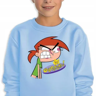 Bluza Dziecięca Niebieska Vicky Wróżkowie Chrzestni Wzory -152 Cm (12-13) - Bluzy dla dziewczynek - miniaturka - grafika 1