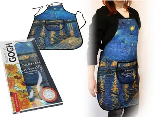 Fartuszek kuchenny - V. van Gogh, Gwiaździsta Noc nad Rodanem (CARMANI) - Fartuchy i rękawice kuchenne - miniaturka - grafika 1