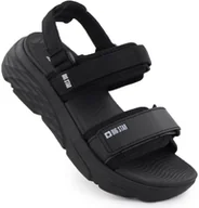 Sandały damskie - Sandały sportowe damskie na rzep czarne Big Star RR274A076 36 - miniaturka - grafika 1