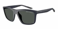 Okulary przeciwsłoneczne - Okulary Przeciwsłoneczne Armani Exchange AX 4149SU Matte Dark Blue - miniaturka - grafika 1