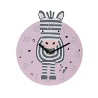Zegary - H&S Decoration H&amp;S Decoration Zegar ścienny okrągły Zebra Y36400600-Zebra - miniaturka - grafika 1
