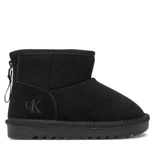 Śniegowce Calvin Klein Jeans Fur Boot V3A5-81036-0187 Czarny - Buty dla chłopców - miniaturka - grafika 1