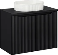 Meble łazienkowe - Zestaw meblowy 80cm z blatem i umywalką nablatową Beyond - miniaturka - grafika 1