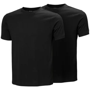 Koszulka męska Helly Hansen 2-Pack HH Cotton T Rozmiar: XXL / Kolor: czarny - Koszulki sportowe męskie - miniaturka - grafika 1