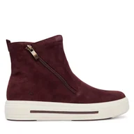 Botki damskie - Botki Caprice 9-25451-45 Bordowy - miniaturka - grafika 1