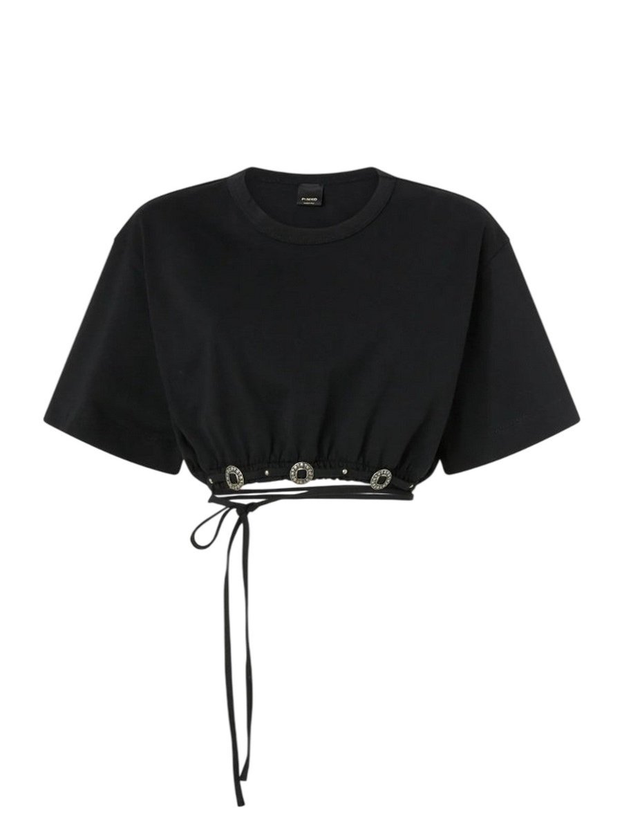 bluzka damskie pinko - ariano sweter jersone - czarny