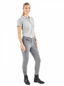 Bryczesy - Busse Bryczesy damskie ZARINA - szary - miniaturka - grafika 1