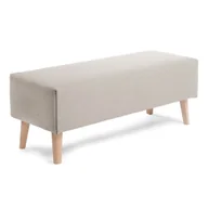 Ławki do przedpokoju - Beżowa ławka Kave Home Lydia - miniaturka - grafika 1
