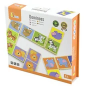 Gry planszowe - VIGA Gra Domino - Dzikie Zwierzęta - miniaturka - grafika 1