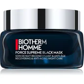 Kremy do twarzy - Biotherm Homme Homme Force Supreme Homme Force Supreme Black Mask Krem na noc 50 ml - miniaturka - grafika 1