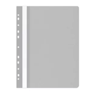 Office products Skoroszyt , PP, A4, miękki, wpinany, szary 21104121-10 - Teczki i skoroszyty - miniaturka - grafika 2