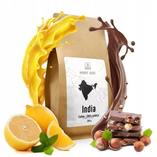 Kawa ziarnista Arabica świeżo palona Indie 200 g - Kawa - miniaturka - grafika 1
