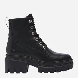 Botki damskie skórzane Timberland Everleigh TB0A41S70151 40 (9US) 26 cm Czarne (196013824884) - Botki damskie - miniaturka - grafika 1
