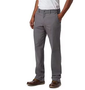 Columbia Męskie spodnie Flex Pantalón Elásticoflex ROC Comfort Stretch Casual, Szary (City Grey), 32W / 34L - Spodenki męskie - miniaturka - grafika 1