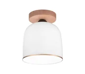 Lampy sufitowe - Kolarz A1352.11.Au - Żyrandol natynkowy NONNA 1xE27/60W/230V dąb/biały/złoty - miniaturka - grafika 1