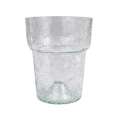 Donice - Osłonka szklana storczyk KRAKLA RANT 13,5cm transparentny - miniaturka - grafika 1