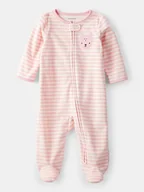 Śpiochy dla niemowląt - carter's Śpioszki polarowe w kolorze jasnoróżowym - miniaturka - grafika 1