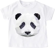Koszulki dla dziewczynek - koszulka z pandą dla dziewczynki - miniaturka - grafika 1