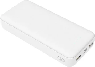 PLATINET POWER BANK SET 20000 mAh + 20W PD CHARGER + 1M CABLE WHITE [46220] - Powerbanki - miniaturka - grafika 1