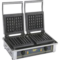Inne urządzenia gastronomiczne - Gofrownica podwójna, wzór BRUSSELS, P 2 x 1.6 kW STALGAST 777222 - miniaturka - grafika 1