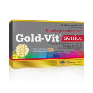 Olimp Gold-Vit senior 30 szt. - Witaminy i minerały - miniaturka - grafika 1