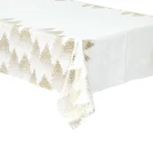 Obrusy i serwetki - Obrus Z Motywem Świątecznym Złote Choinki, 140 X 240 Cm - miniaturka - grafika 1