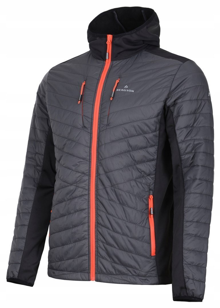 MARKOWA MÄSKA KURTKA BLUZA HYBRYDOWA Z KAPTUREM BERGSON VITALPEAK rozm L