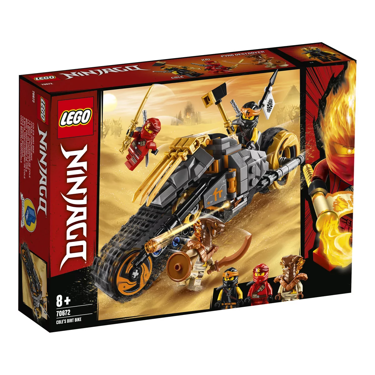 LEGO Ninjago Motocykl Colea 70672
