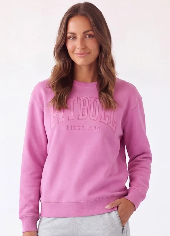 Damska bluza PIT BULL NORTON WMN różowa (ice pink) prosta