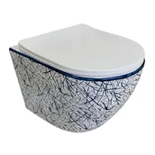 Miski WC - Miska WC wisząca Alice Kresz Domino 5900378332701 - miniaturka - grafika 1