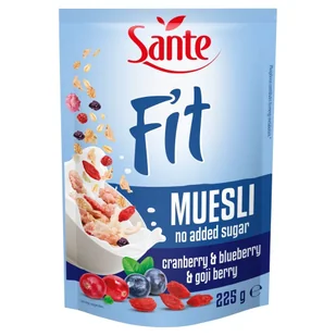 Sante FITAL ŻURAWINA BORÓWKA GOJI 225G zakupy dla domu i biura 43721117 - Płatki śniadaniowe i musli - miniaturka - grafika 1