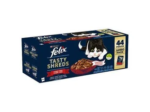 Felix Tasty Shreds w sosie MIX MIĘSNY saszetka 88x85g - Mokra karma dla kotów - miniaturka - grafika 3