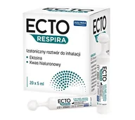 Przeziębienie i grypa - Ecto Respira Roztwór Do Inhalacji 20 Ampułek po 5 ml - miniaturka - grafika 1