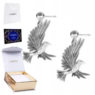 Kolczyki - Kolczyki Srebrne 925 Ptak Koliber Lśniące z Kolibrami Kolibrem Kolibry - miniaturka - grafika 1