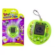 Zabawki interaktywne dla dzieci - Tamagotchi seledynowe Leantoys - miniaturka - grafika 1