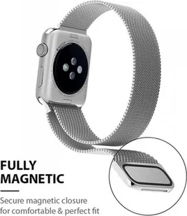 Apple Crong Pasek ze stali nierdzewnej Crong Milano Steel do Watch 42/44 mm czarny CRG-44MST-BLK - Akcesoria do smartwatchy - miniaturka - grafika 4