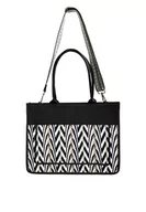 Torebki damskie - IZIA Women's Shopper, czarny, czarny - miniaturka - grafika 1