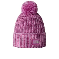 Czapki i chusty sportowe damskie - Czapka The North Face Cosy Chunky Cabin 0A887W83O1 - różowa - miniaturka - grafika 1