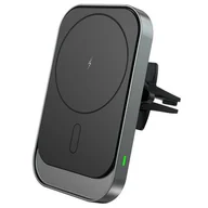 Uchwyty samochodowe do telefonów - Uchwyt na telefon TECH-PROTECT Magnetic Magsafe Czarny - miniaturka - grafika 1