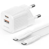 Ładowarki do telefonów - 4SMARTS Ładowarka sieciowa VoltPlug Duos Mini 20W Biały - miniaturka - grafika 1