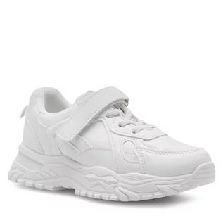 Buty dla dziewczynek - Sneakersy DeeZee TS5432K-02 Biały - grafika 1