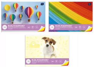 Inter-druk Blok rysunkowy A4 kolorowy - Szkolne artykuły papiernicze - miniaturka - grafika 1