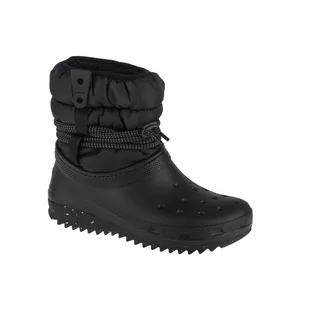 Crocs Śniegowce Classic Neo Puff Luxe Boot W 207312 Czarny - Śniegowce damskie - miniaturka - grafika 1