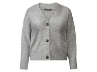 Swetry damskie - esmara® Kardigan damski XXL (XXL (52-54), Szary) - miniaturka - grafika 1