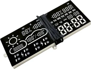 FDS-06A: Weather station WiFi 2.4GHz, black, slim - Stacje pogodowe - miniaturka - grafika 1