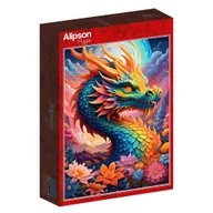 Puzzle - Puzzle 1000 Kolorowy Smok Alipson - puzzle - miniaturka - grafika 1